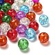 Transparent Crackle Glass Beads CCG-MSMC0002-02-M-4