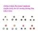 480pcs 8 perles acryliques lumineuses rondes plates de style DIY-YW0003-01-2