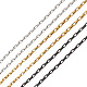 Yilisi 3 Colors 304 Stainless Steel Venetian Chains CHS-YS0001-03-1