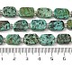 Natürliche afrikanische türkis (jasper) perlen stränge G-C098-A04-01-5