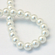 Chapelets de perle en verre peint de cuisson HY-Q003-3mm-01-4