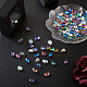 Cheriswelry 100pcs 10 Farben nähen auf Strass DIY-CW0001-38-7