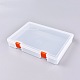 Rectangle Polypropylene(PP) Bead Storage Containers Box CON-K004-06B-2