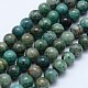 Natural Chrysocolla Gemstone Beads Strands G-I206-22-6mm-1