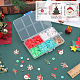 Kit per la creazione di braccialetti preppy natalizi fai da te di sunnyclue DIY-SC0021-68-3