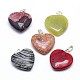 Natural & Synthetic Mixed Stone Pendants G-G517-M45-1