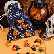 Gorgecraft 40 шт. 4 стиля тема Хэллоуина непрозрачные кабошоны из смолы RESI-GF0001-09-7