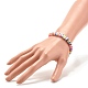 Love Word Acrylic Beads Stretch Bracelet BJEW-JB07307-3
