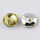 Botones redondos planos del diamante artificial de acrílico de Taiwán de 2-agujero BUTT-F015-10mm-33-2