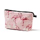 Flamingo Pattern Polyester  Makeup Storage Bag AJEW-Z013-01B-2