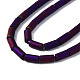 Electroplate Glass Beads Strands EGLA-T023-02-B03-3