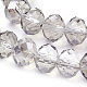 Chapelets de perles en verre électroplaqué X-GR10MMY-01S-3