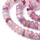 Perles de tourmaline fleurs de prunier naturel brins G-G991-B02-3