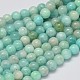 Chapelets de perles en amazonite naturelle G-K068-03-9mm-1