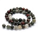 Natural African Bloodstone Beads Strands X-G-G763-08-10mm-2
