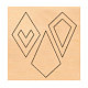 Matrici per taglio del legno DIY-WH0169-26-1
