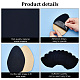 PandaHall 20pcs Shoe Sole Protectors Black Shoe Bottom Grip Pads Noise Reduction Shoes Cushion Shoe Grips on Bottom of Shoes Stick-on Suede Soles Pads for High-Heels Boots Leather Shoes FIND-WH0037-41-2