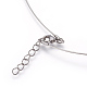 (Vente d'usine de fêtes de bijoux) 304 colliers pendentifs en acier inoxydable NJEW-L152-01P-3