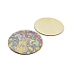 Fai da te cinco de mayo carnevale tema pittura diamante kit tappetino per tazza in legno DIY-H163-08-3