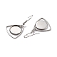201 Stainless Steel Earring Hooks STAS-Z036-09P-2
