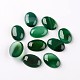 Oval Natural Onyx Green Agate Cabochons G-I171-18x25mm-09-2