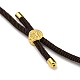 Braccialetti con corde di nylon adatti per ciondoli per connettori AJEW-P116-01G-15-3