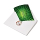 聖パトリックの日の長方形の紙のグリーティング カード  ランダムなスタイルのステッカーと封筒付き  パーティーカード用  グリーン  112~200x150~160x0.2~0.4mm AJEW-D060-01B-2