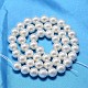 Chapelets de perles ronde de coquillage de couleur AB BSHE-L011-8mm-C001-3