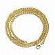 Iron Wheat Chain Necklaces NJEW-AA00076-82-B-1
