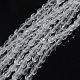 Teardrop Crystal Glass Beads Strands GLAA-F022-C01-2