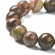 Natural Agate Beaded Stretch Bracelets BJEW-A117-D-35-2
