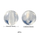20pcs perles rondes d'opalite G-YW0001-27C-4