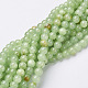 Perles fleur naturelle de jade brins GSR8mmC193-2