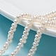 Fili di perle di perle d'acqua dolce coltivate naturali X-PEAR-I004-07B-01A-5