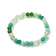 Bracelets pour enfants en perles de verre à facettes de couleur dégradée BJEW-JB09173-4