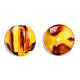 Perle di ambra imitazione resina X-RESI-N034-24-H01-1
