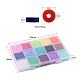 Cuentas de arcilla polimérica hechas a mano ecológicas de 15 color CLAY-YW0001-48-3