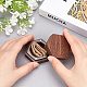 Hexagon Wooden Finger Ring Boxes CON-WH0085-66-8