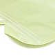 ハート形のプラスチック包装陰陽ジップ ロック袋  トップセルフシールパウチ  緑黄  10x10x0.15cm  片側の厚さ：2.5ミル（0.065mm） OPP-D003-02A-3
