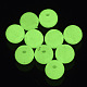 蓄光アクリルビーズ  暗闇で光る  ラウンド  芝生の緑  6mm  穴：1.6mm  約4600個/500g MACR-N008-25E-6MM-3