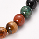 Braccialetti elasticizzati con perline in pietra mista naturale e sintetica BJEW-Q692-62-8mm-3