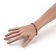 Natural Color Agate Beads Stretch Bracelets BJEW-JB04015-02-4