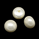 ABS Plastic Imitation Pearl Half Round Beads SACR-Q122-8mm-1