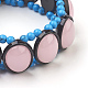 (Jewelry Parties Factory Sale)Synthetic Turquoise Beads Stretch Bracelets BJEW-JB03854-02-2