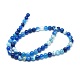Chapelets de perles en agate à rayures naturelles/agates à bandes G-I254-03A-05-2