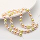 Abalorios coloridos concha perla hebras BSHE-F013-14M-6mm-2