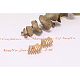 SHEGRACE Brass Micro Pave Clear Cubic Zirconia Stud Earrings JE007A-X-4