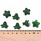 Verde acqua trasparente opaca perline fiore acrilico X-PLF018-09-4