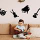 NBEADS 4 Pcs Musical Instruments Wall Art HJEW-WH0049-020-5