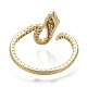Brass Micro Pave Cubic Zirconia Cuff Rings RJEW-S044-070-NF-3